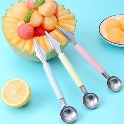 Multi Function Fruit Carving Knife Watermelon Baller