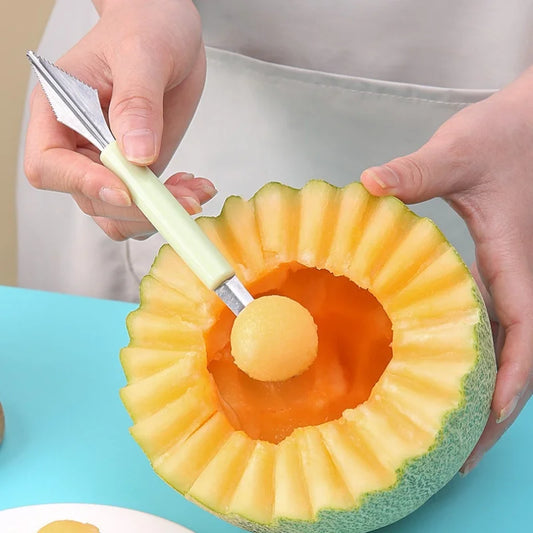 Multi Function Fruit Carving Knife Watermelon Baller